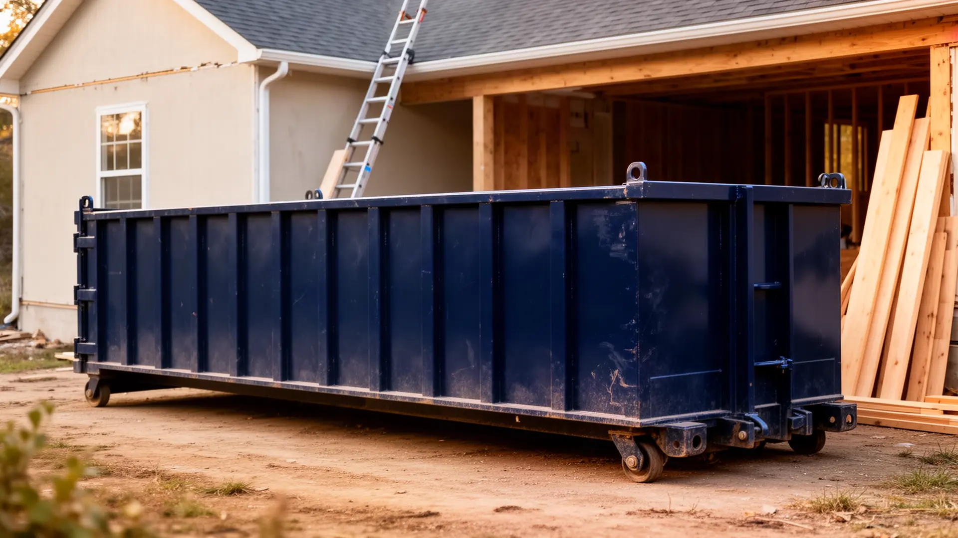 Roll-off dumpster from Hickory Run Dumpster Rental in Plymouth Meeting, PA